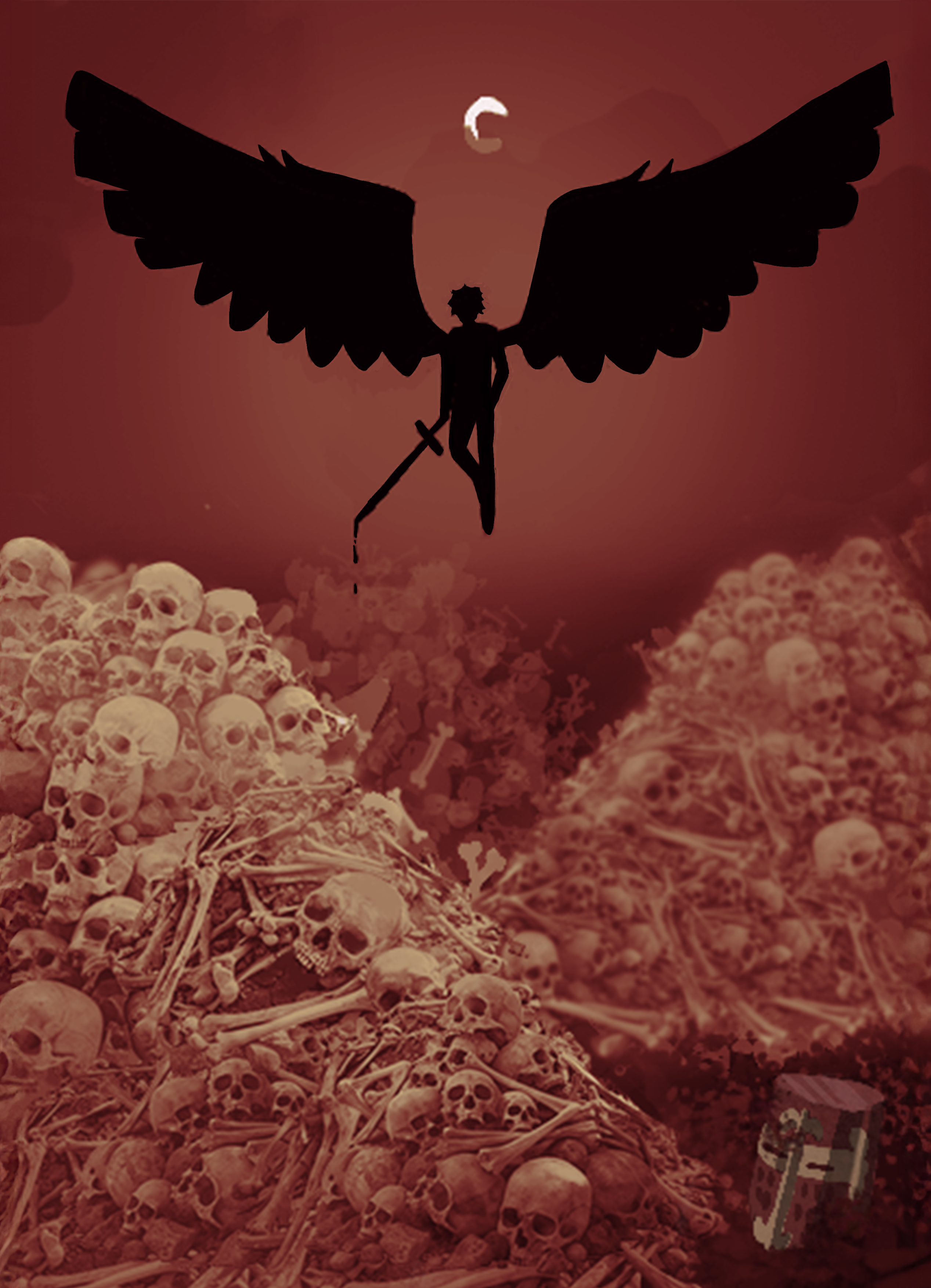Book cover (without text)