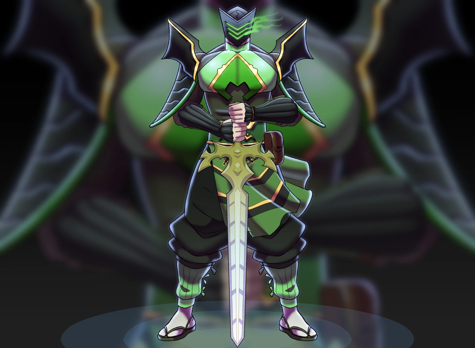 Samurai 2D art